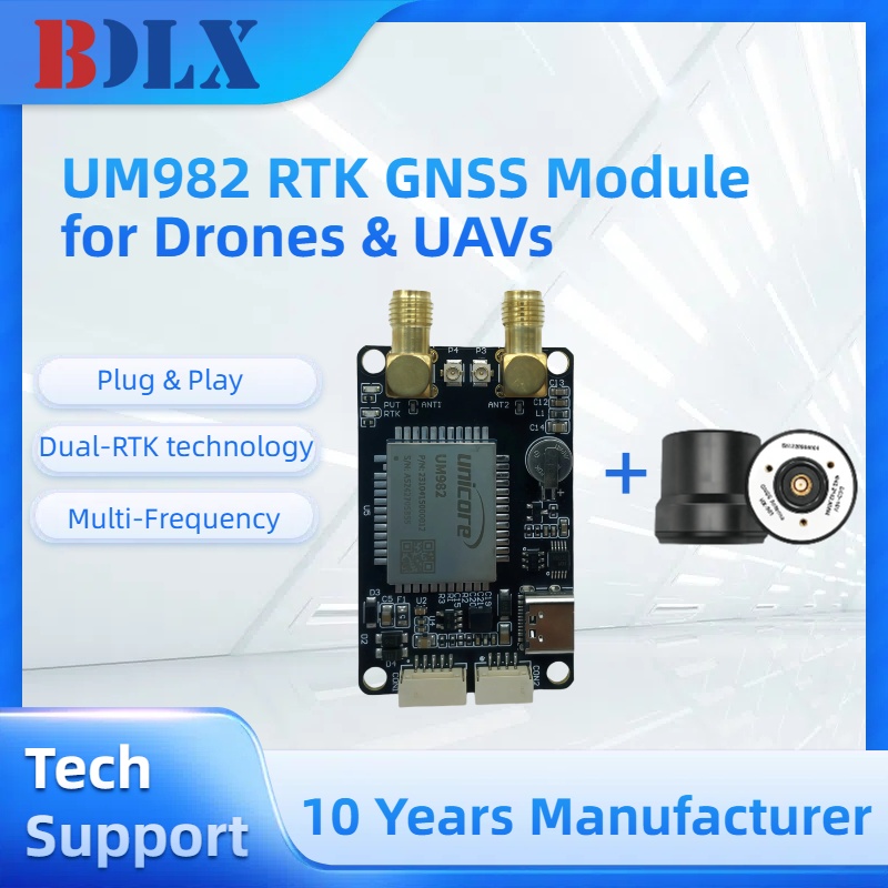 Drone Kit Hexacopter - UM982 Dubbele antenne RTK GNSS-module Multi-frequentie