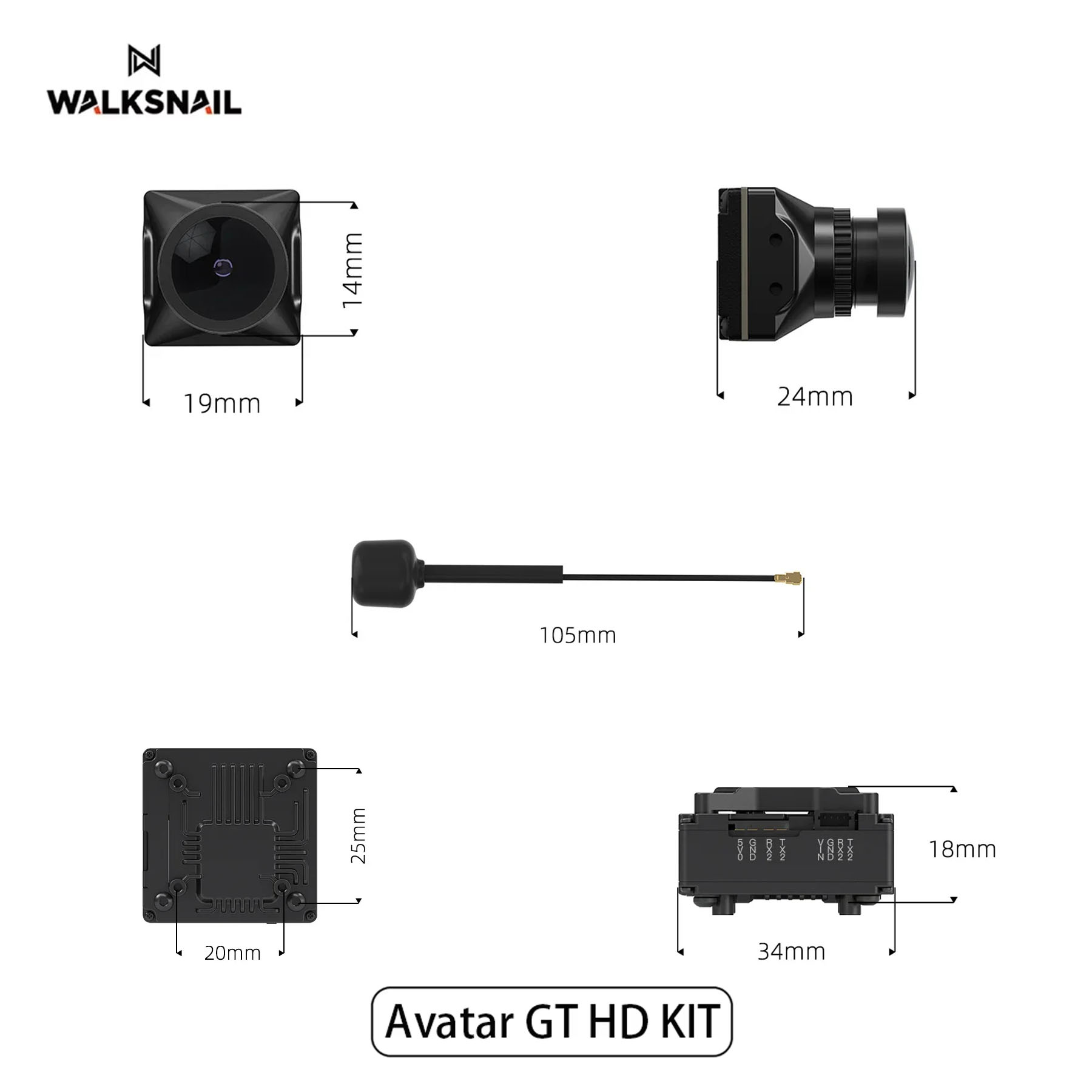 Walksnail Avatar GT HD KIT 2W  - Drone Kit Racing recensie en prijs