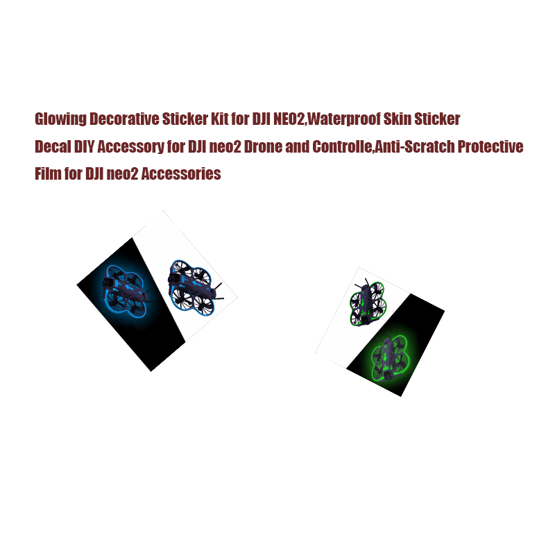 Gloeiende decoratieve stickers - Drone Kit Waterproof recensie en prijs